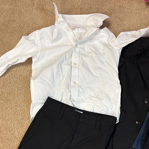 Cat & Jack Classic Black and White Kids Suit Set - Picture 4 of 4